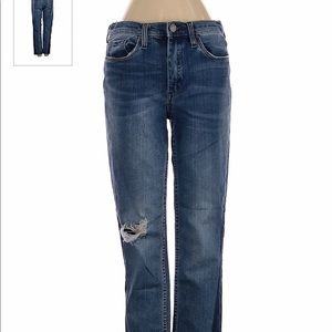EUC Blank NYC Jeans Straight leg cut Mid rise waist size 27